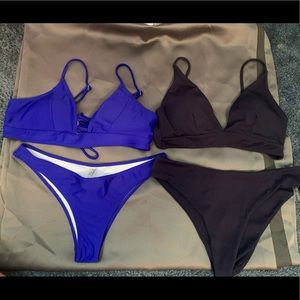 Blue SHEIN XL Bikinis